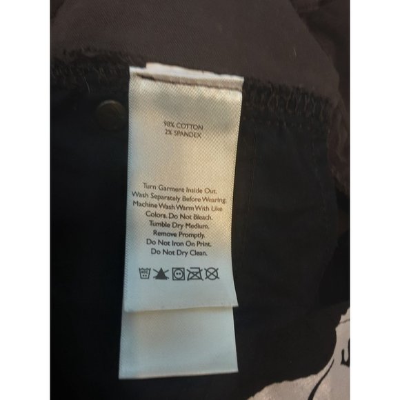 Eddie Bauer Brown Corduroy Boyfriend Fit Slim Leg Women Size 10 Tall Inseam 33" - Picture 9 of 10